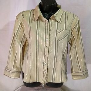 Voice Stretch Snap Down Blouse